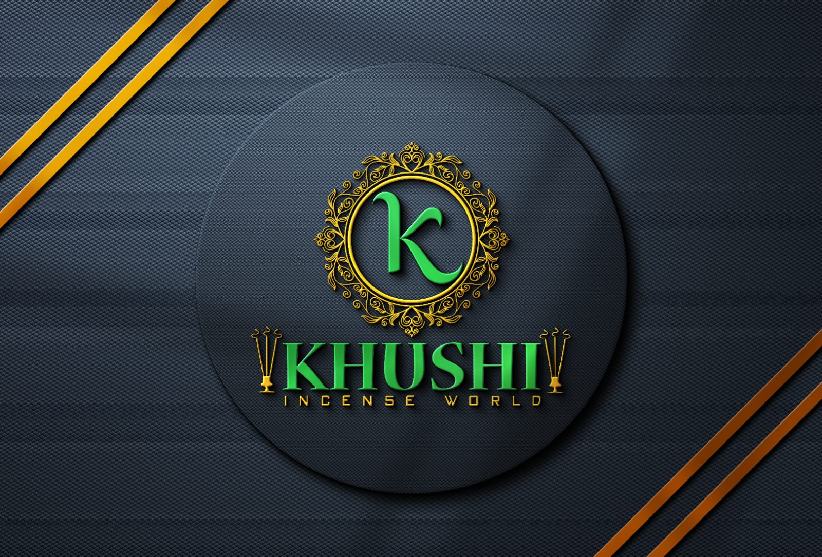 Khushi Incense World logo
